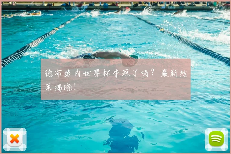 德布劳内世界杯夺冠了吗？最新结果揭晓！